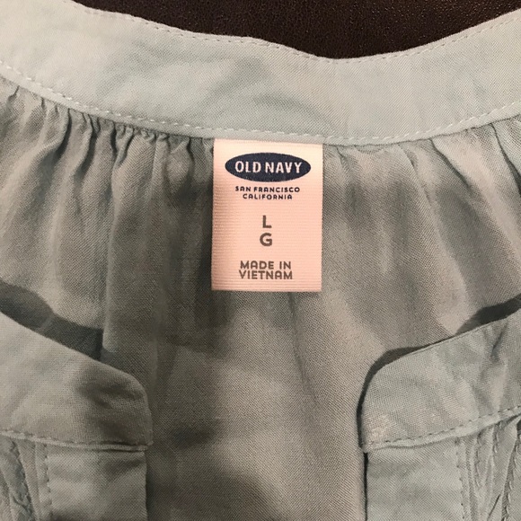 Light blue soft Old Navy large tank top - Picture 2 of 6